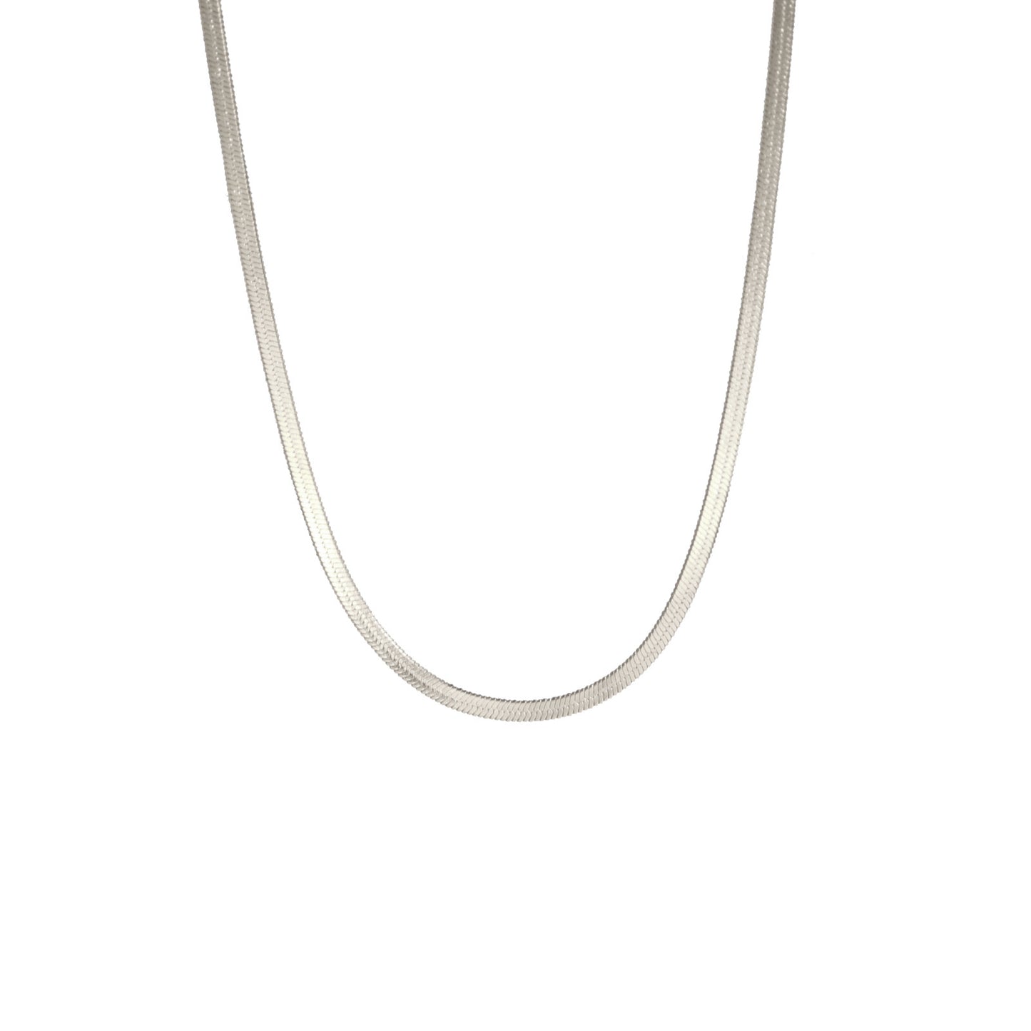 Stainless Steel Snake Bone Chain Necklace