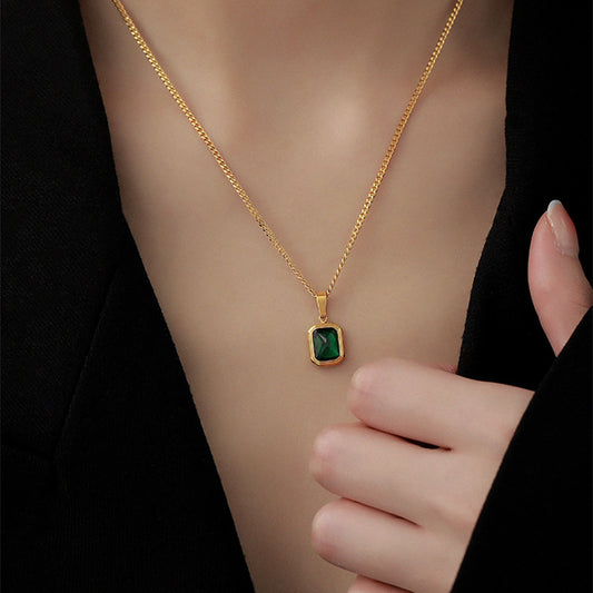 Titanium Steel Clavicle Necklace