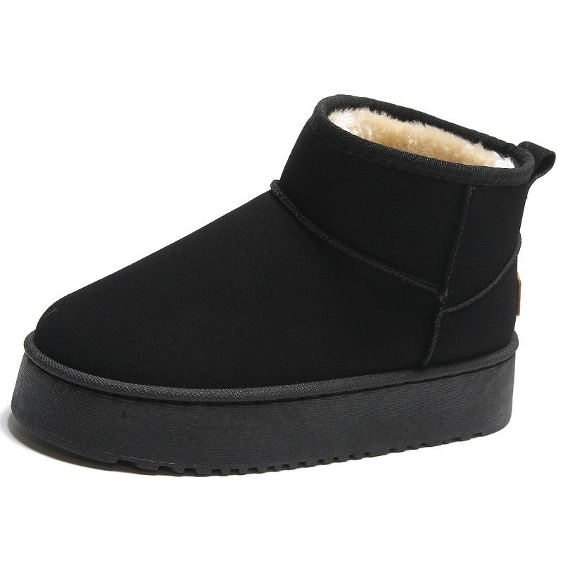 Thick Sole Winter Snow Boots with Plush Lining