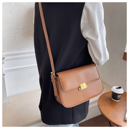 Single-shoulder crossbody bag, small square bag