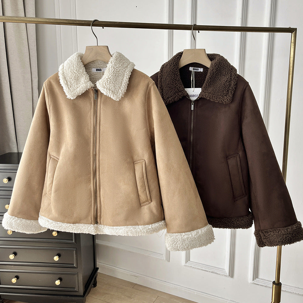 Thick Lapel Winter Jacket
