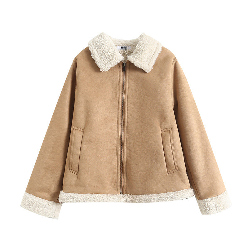 Thick Lapel Winter Jacket