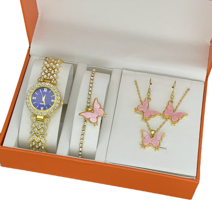 Fashion Ladies watch suit elegant quartz watch hot explosive jewelry bracelet suit