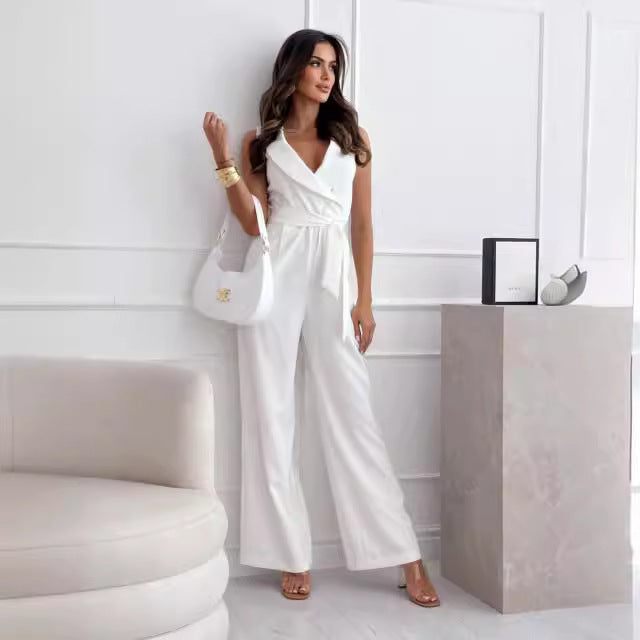 High-waisted business dress pants