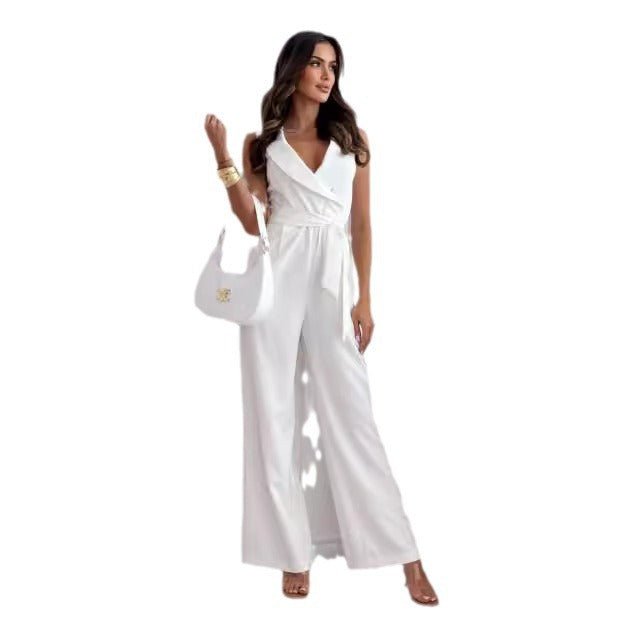 High-waisted business dress pants
