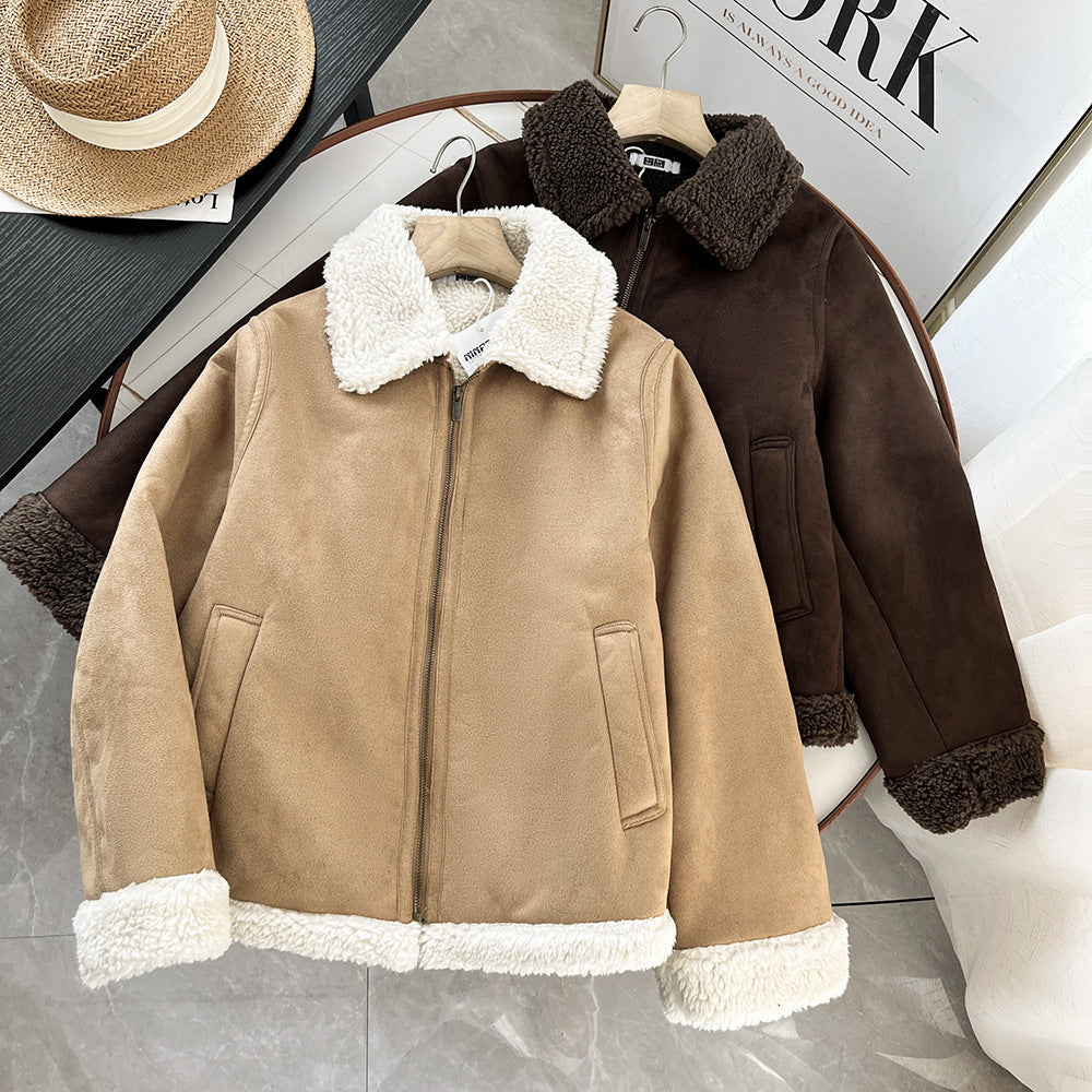 Thick Lapel Winter Jacket