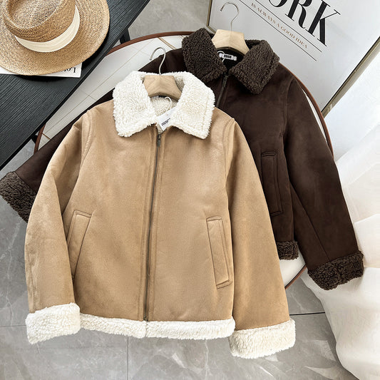 Thick Lapel Winter Jacket