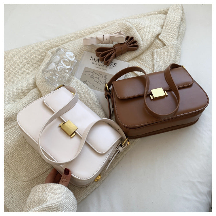 Single-shoulder crossbody bag, small square bag
