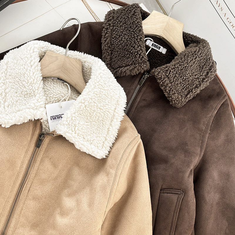 Thick Lapel Winter Jacket