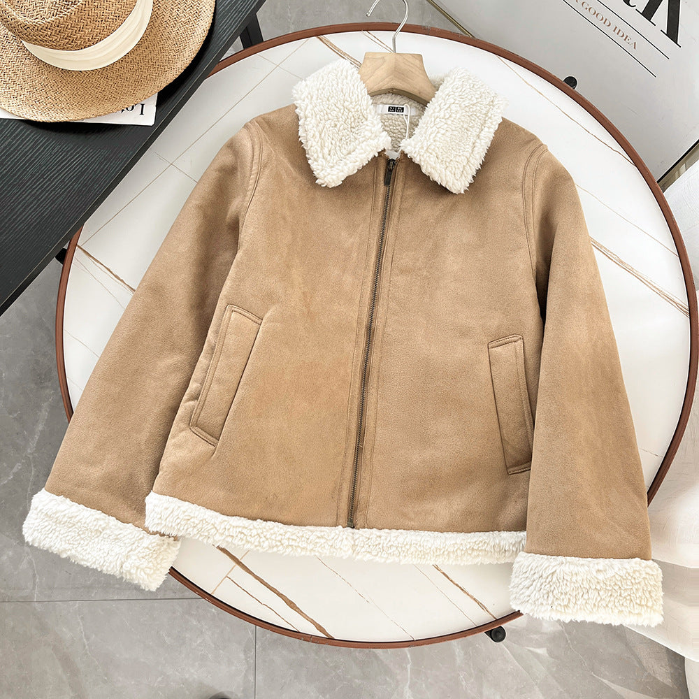 Thick Lapel Winter Jacket