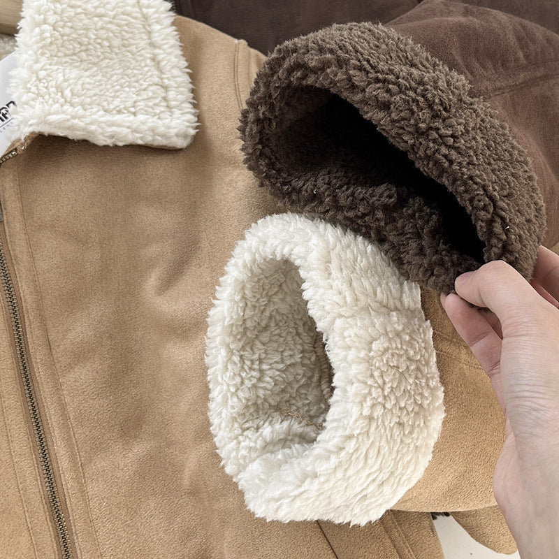 Thick Lapel Winter Jacket