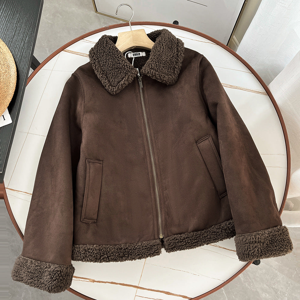 Thick Lapel Winter Jacket