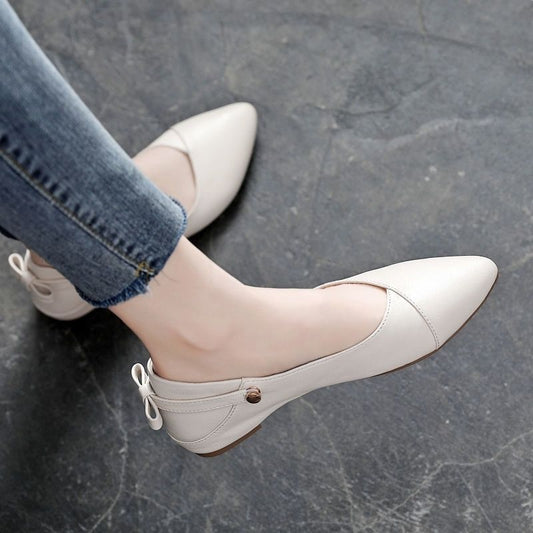 Non-Slip Leather Flats