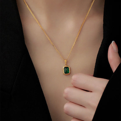 Titanium Steel Clavicle Necklace