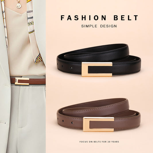 leather belt women