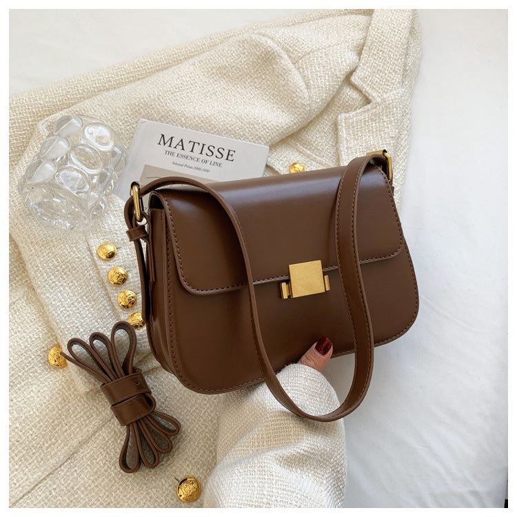 Single-shoulder crossbody bag, small square bag