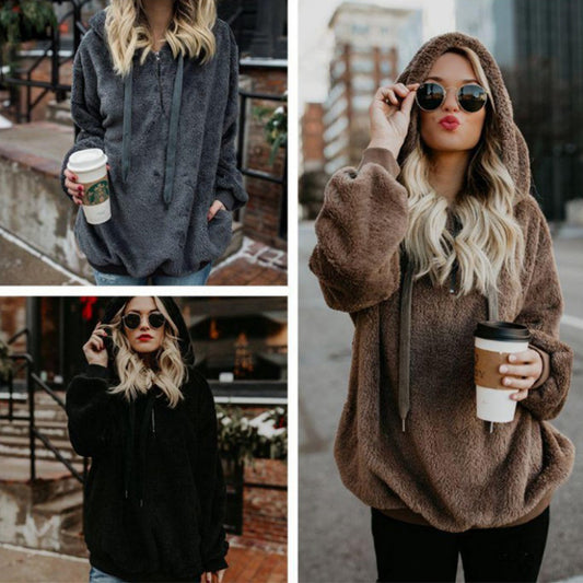 Loose Fleece Sweatshirt