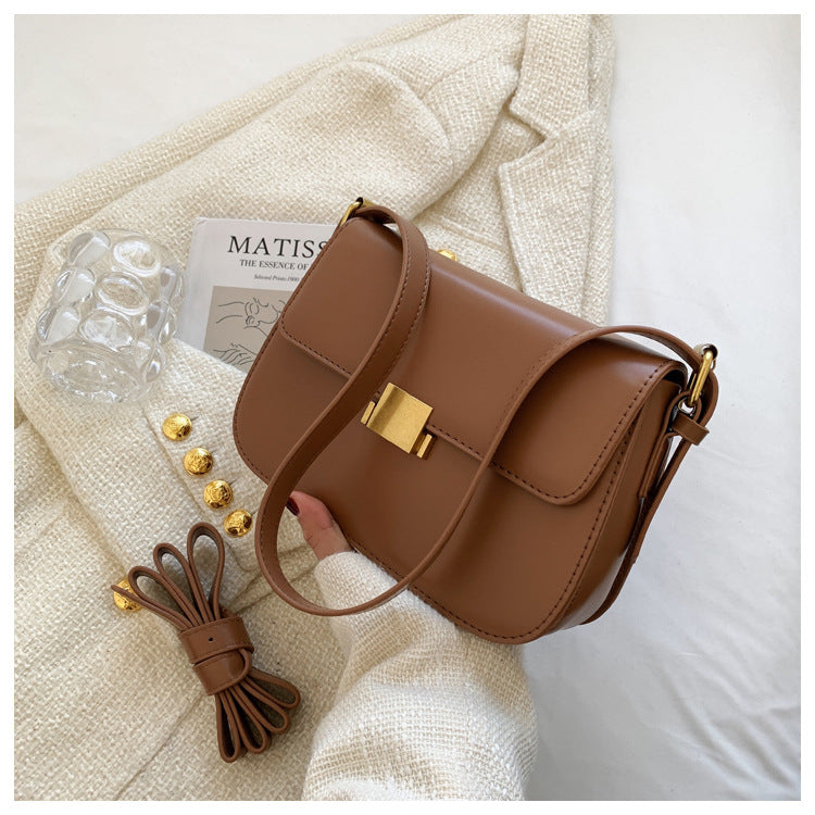 Single-shoulder crossbody bag, small square bag